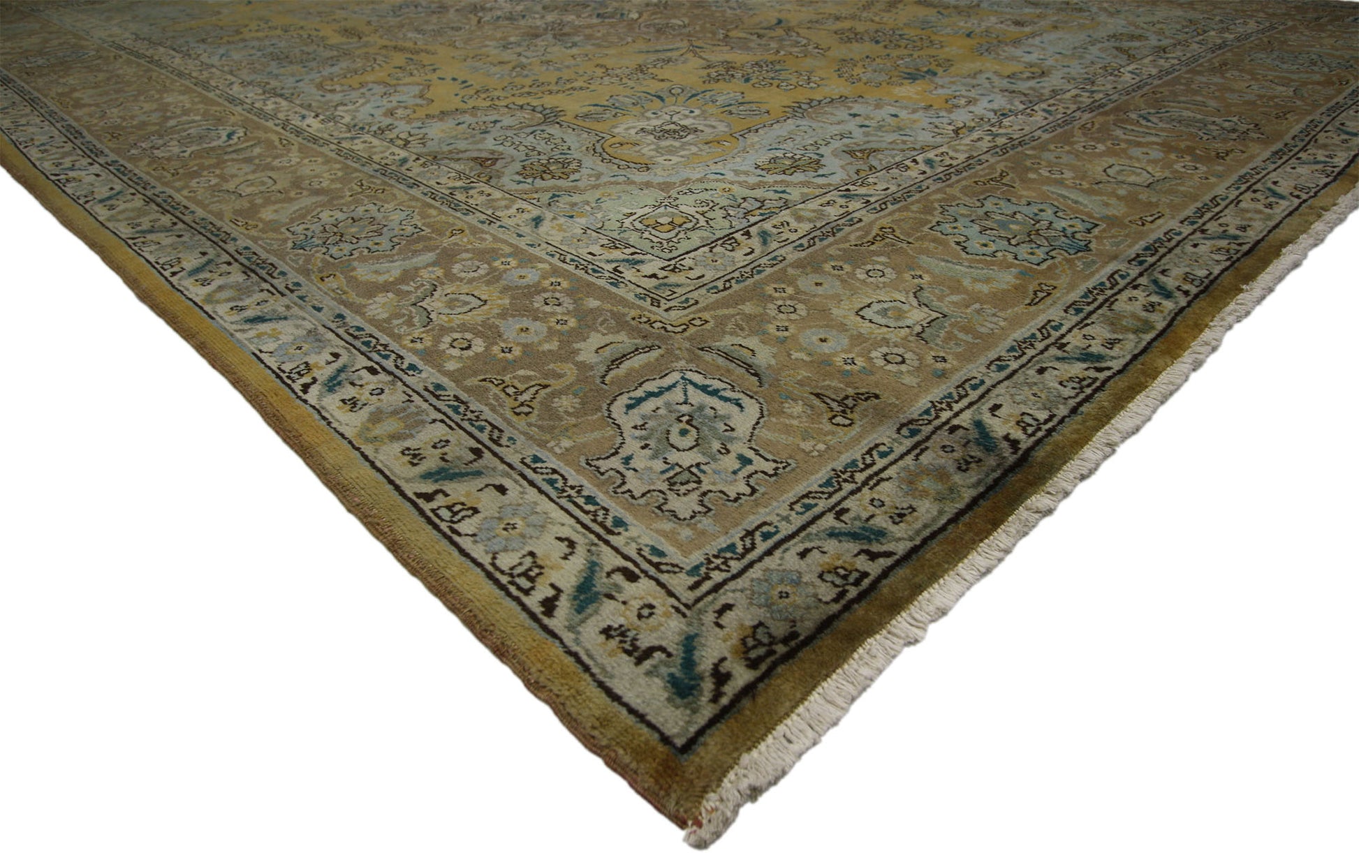 10 x 13 Vintage Tabriz Rug 76441