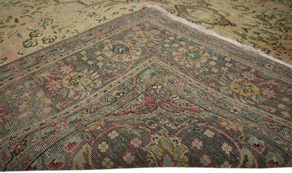 10 x 13 Vintage Persian Tabriz Rug 76446