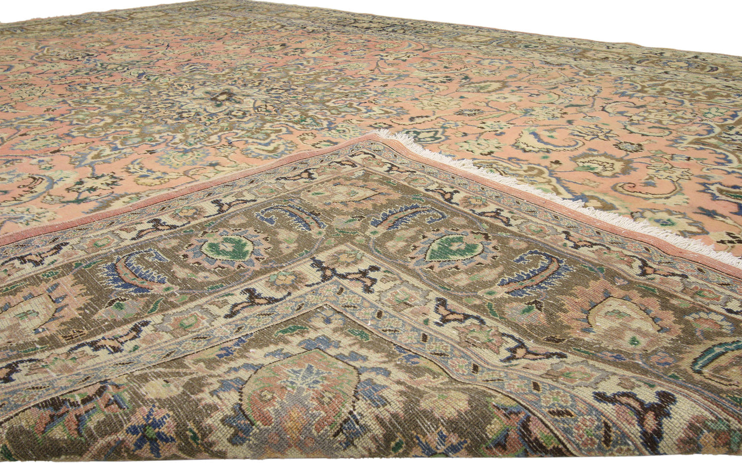 10 x 13 Vintage Persian Khorassan Rug 76451