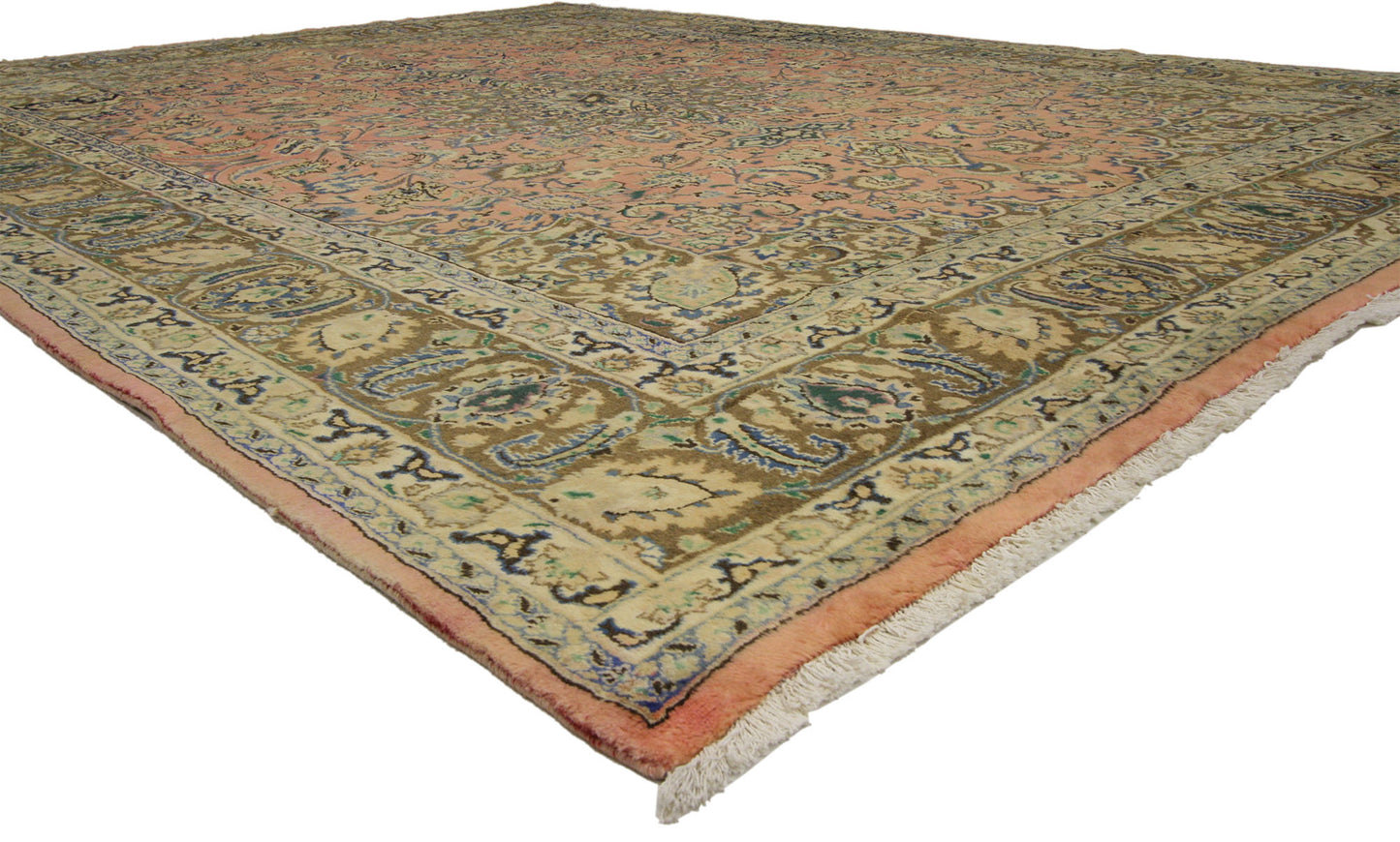 10 x 13 Vintage Persian Khorassan Rug 76451