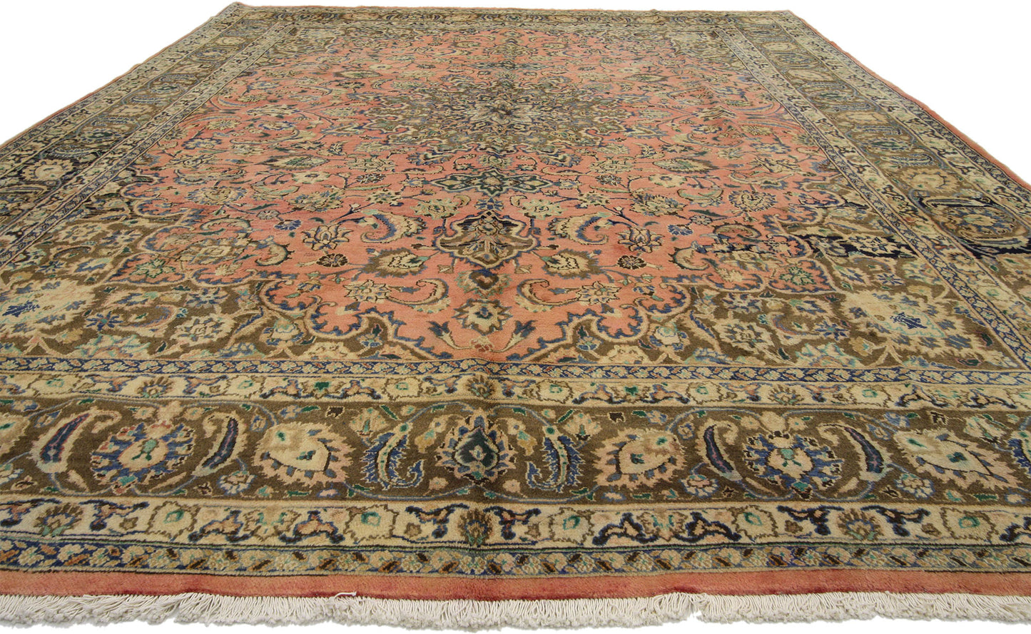 10 x 13 Vintage Persian Khorassan Rug 76451