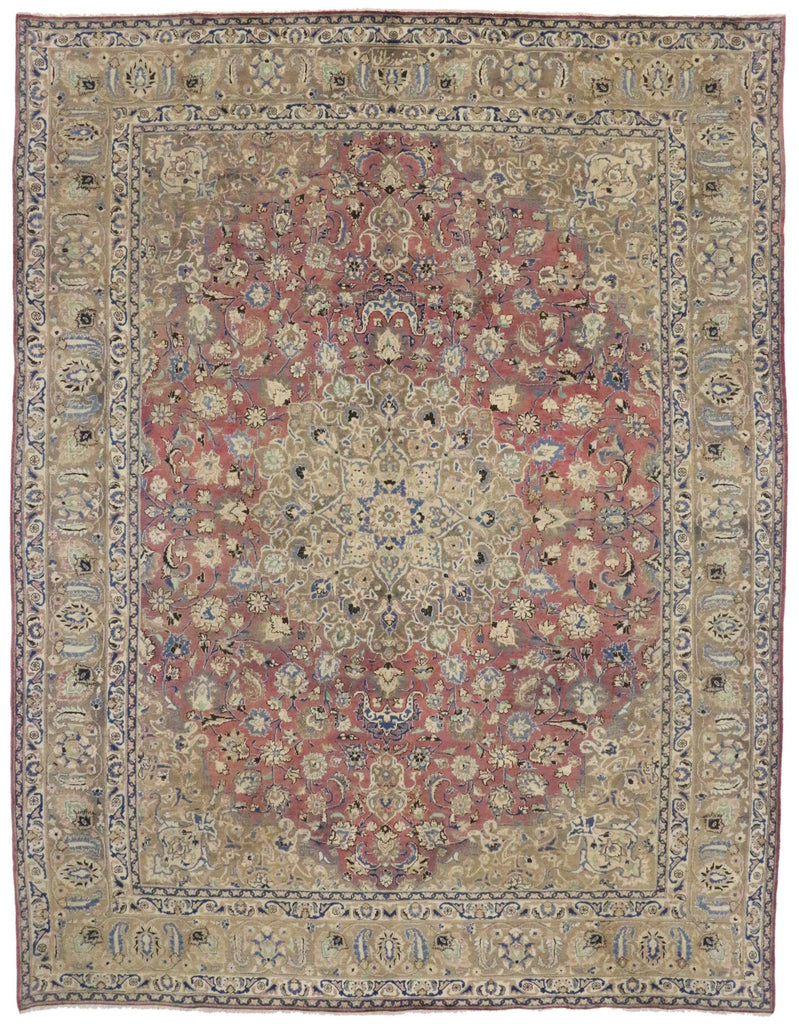 10 x 13 Vintage Khorassan Rug 76466