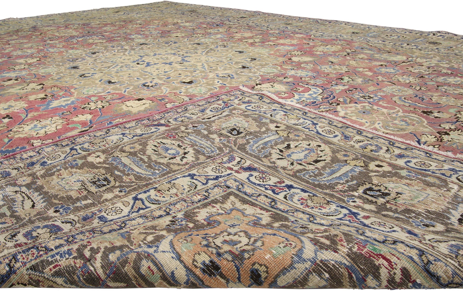 10 x 13 Vintage Khorassan Rug 76466