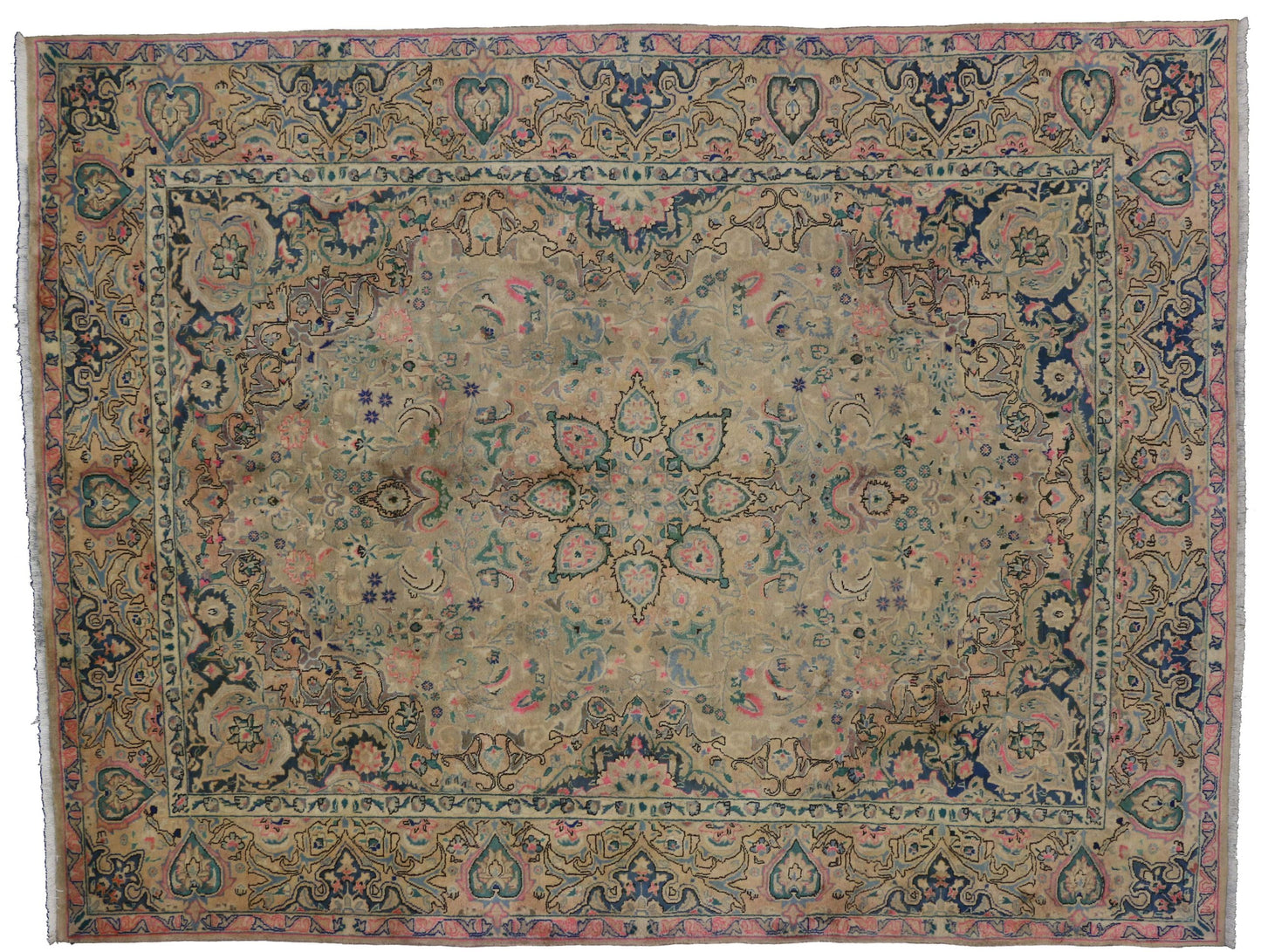 10 x 13 Vintage Khorassan Rug 76479