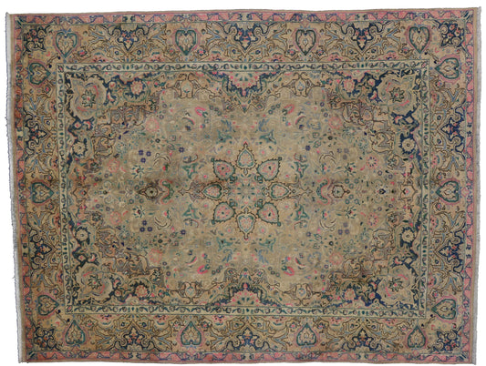 10 x 13 Vintage Khorassan Rug 76479