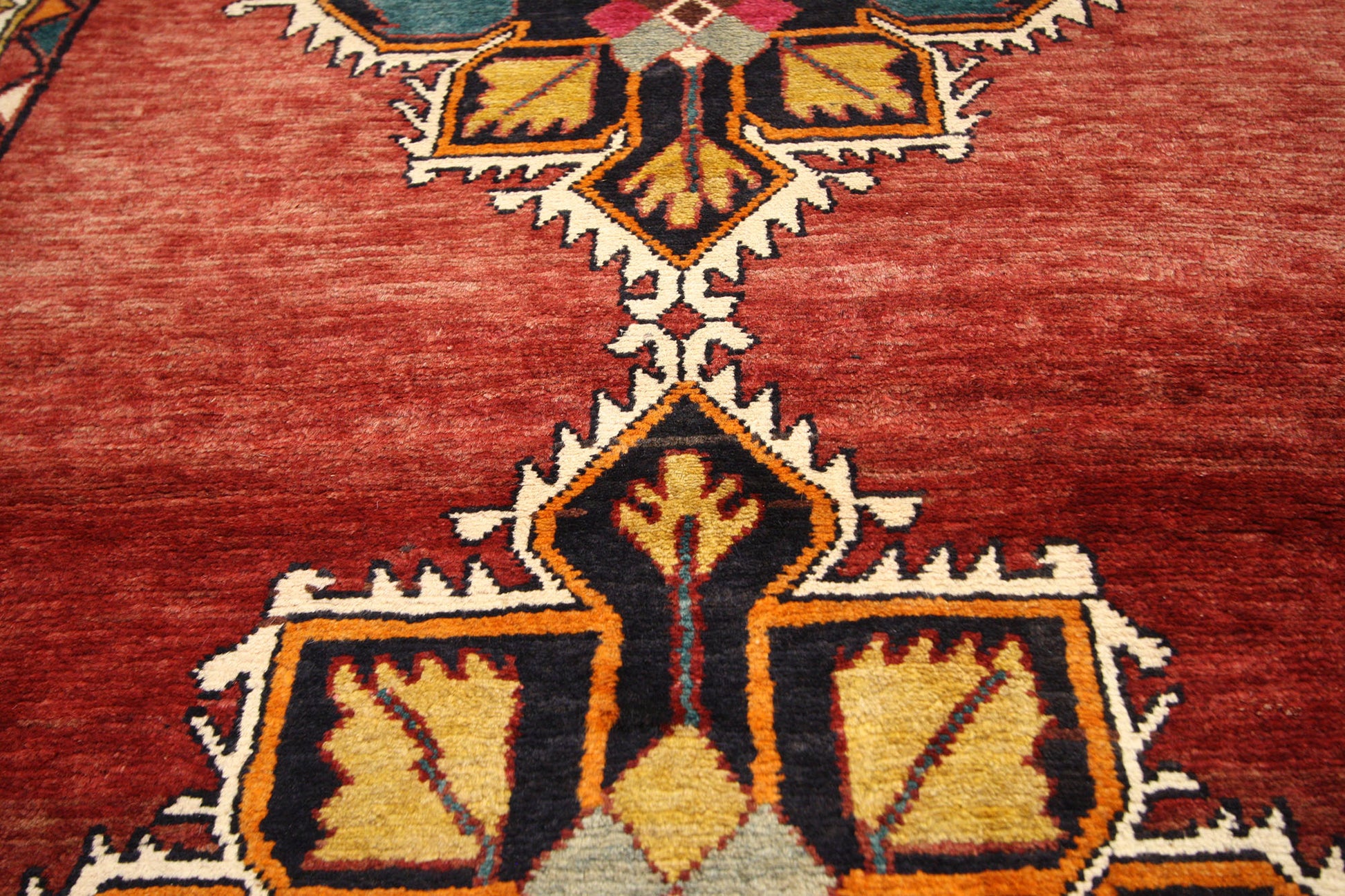 4 x 12 Vintage Red Persian Khorassan Rug 76481
