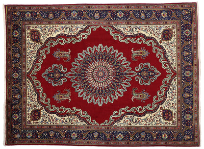 10 x 13 Vintage Persian Tabriz Rug 76485