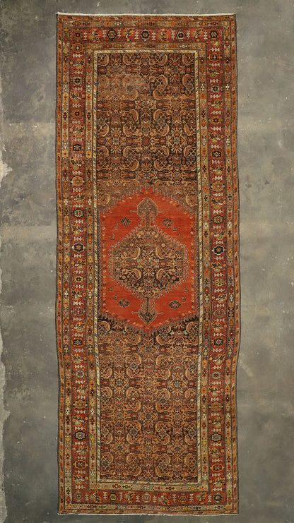 7 x 19 Antique Persian Malayer Rug 76488