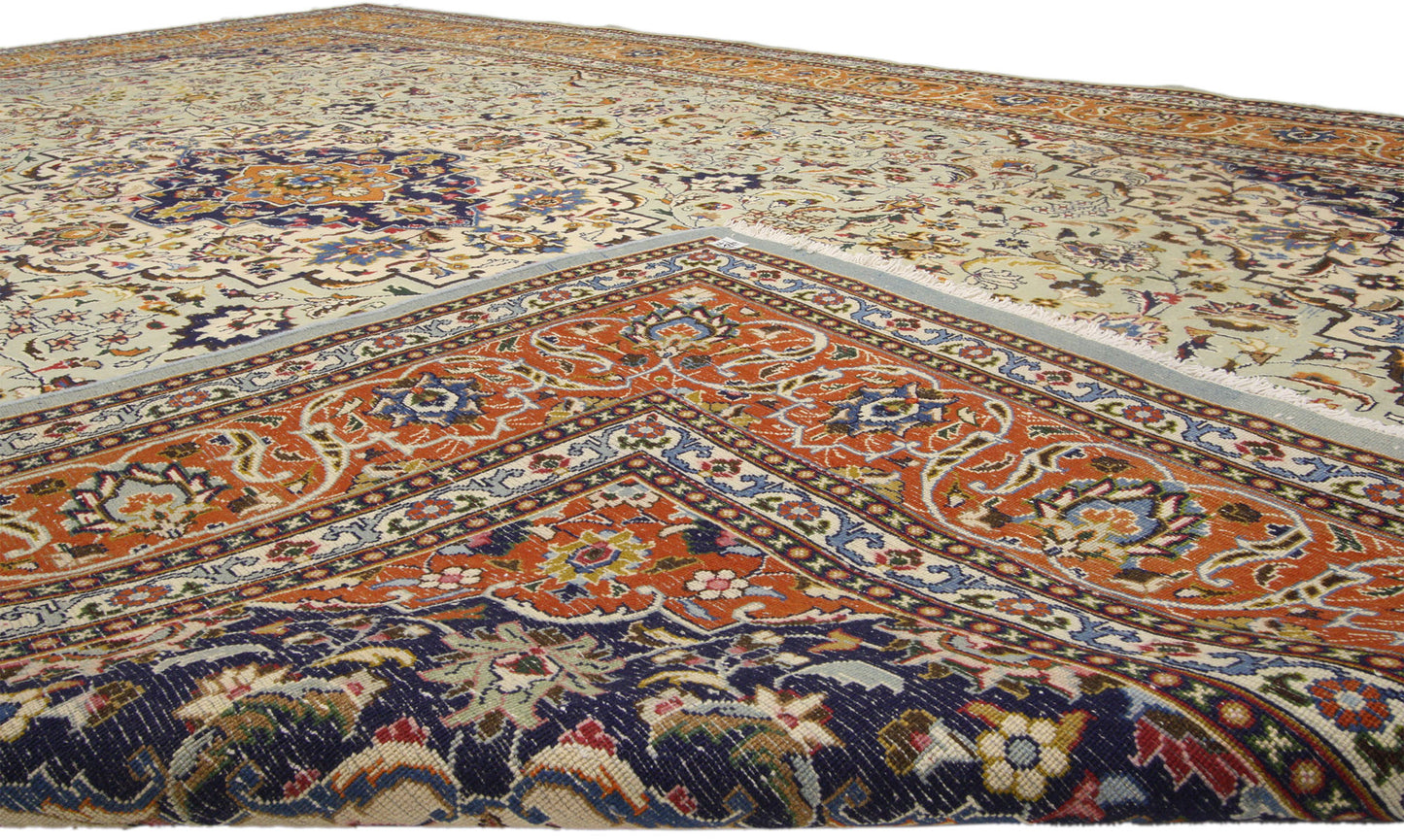 10 x 13 Vintage Persian Khorassan Rug 76496