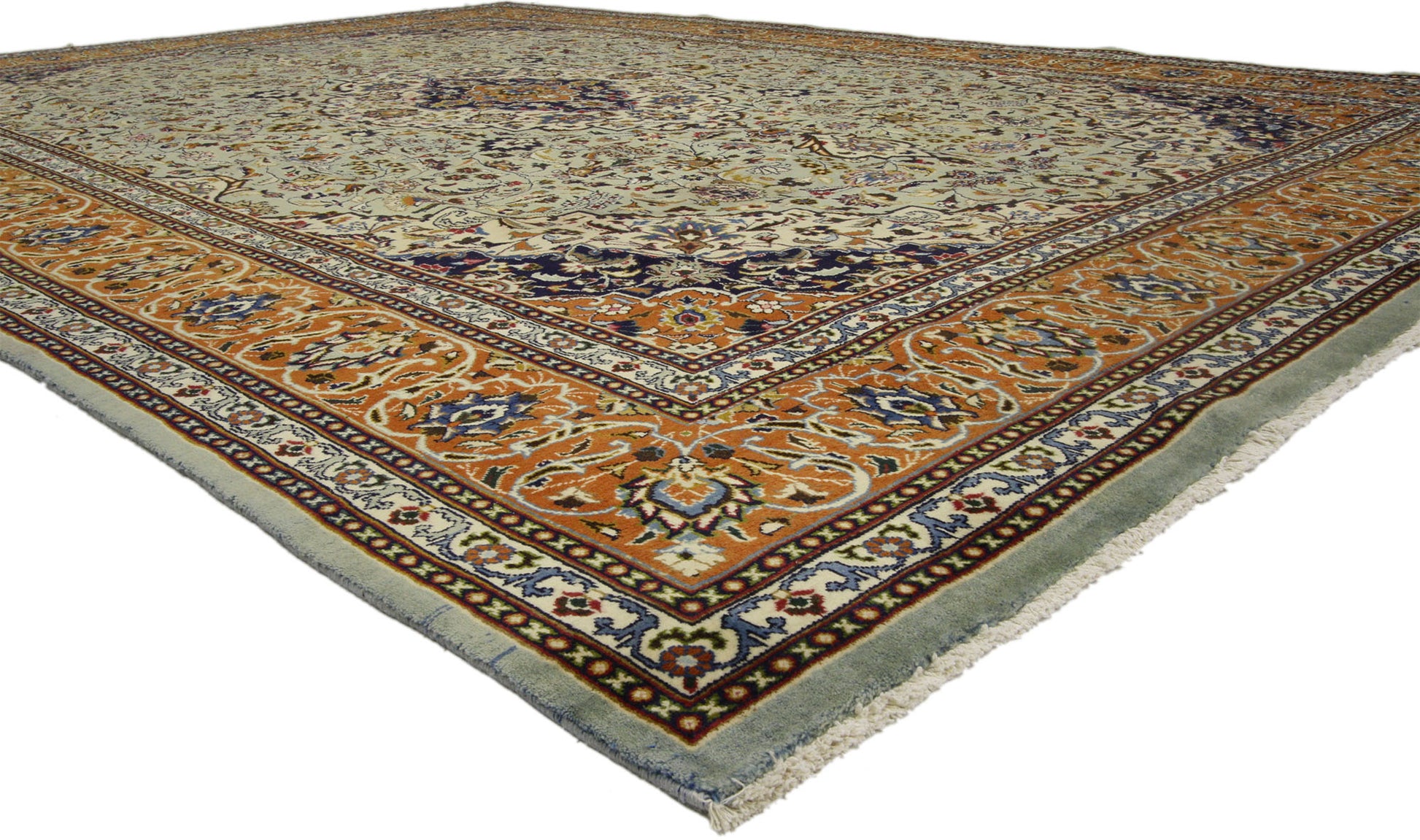 10 x 13 Vintage Persian Khorassan Rug 76496