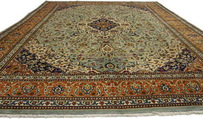10 x 13 Vintage Persian Khorassan Rug 76496