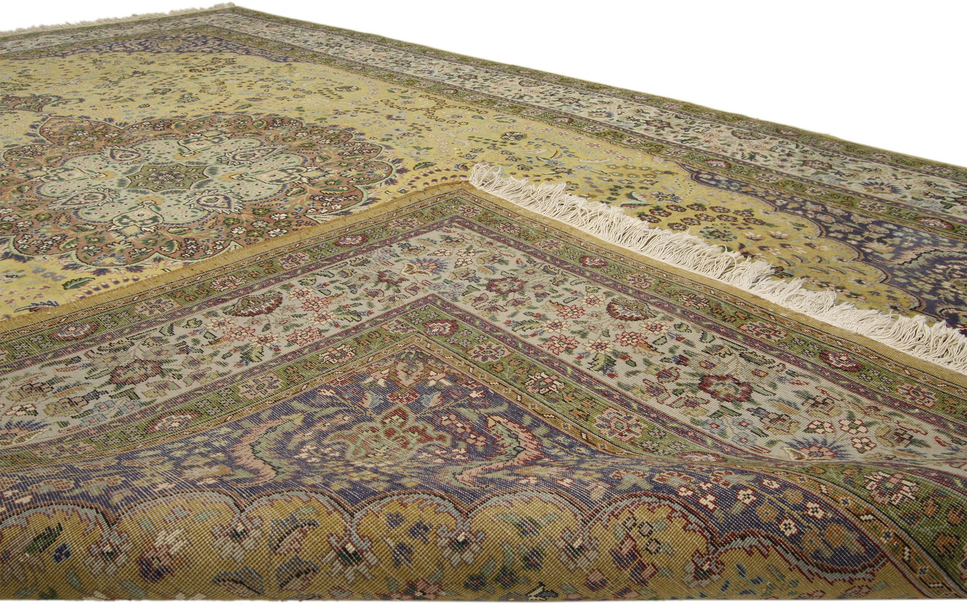 6 x 10 Vintage Tabriz Rug 76500