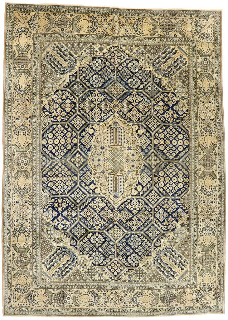10 x 14 Vintage Persian Najafabad Rug 76502