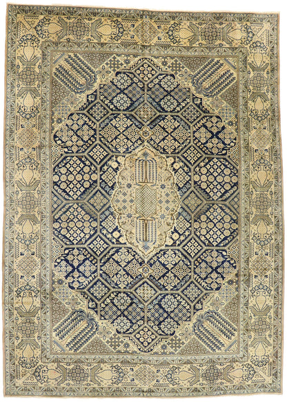 10 x 14 Vintage Persian Najafabad Rug 76502