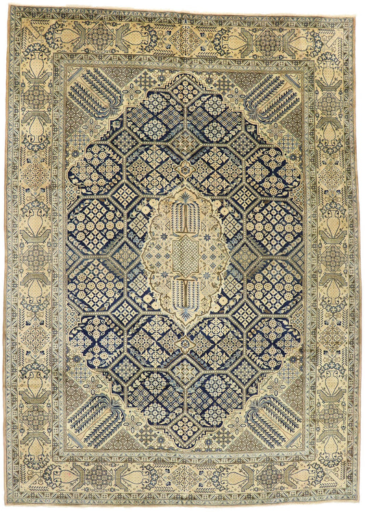 10 x 14 Vintage Persian Najafabad Rug 76502