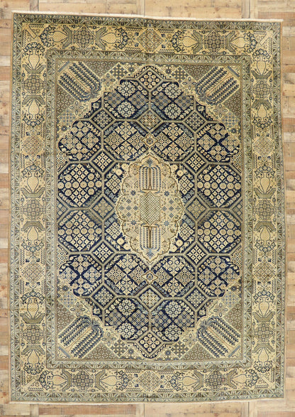 10 x 14 Vintage Persian Najafabad Rug 76502