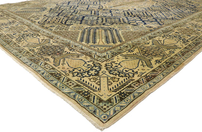 10 x 14 Vintage Persian Najafabad Rug 76502