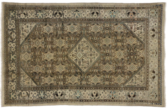 7 x 11 Vintage Persian Mahal Rug 76505