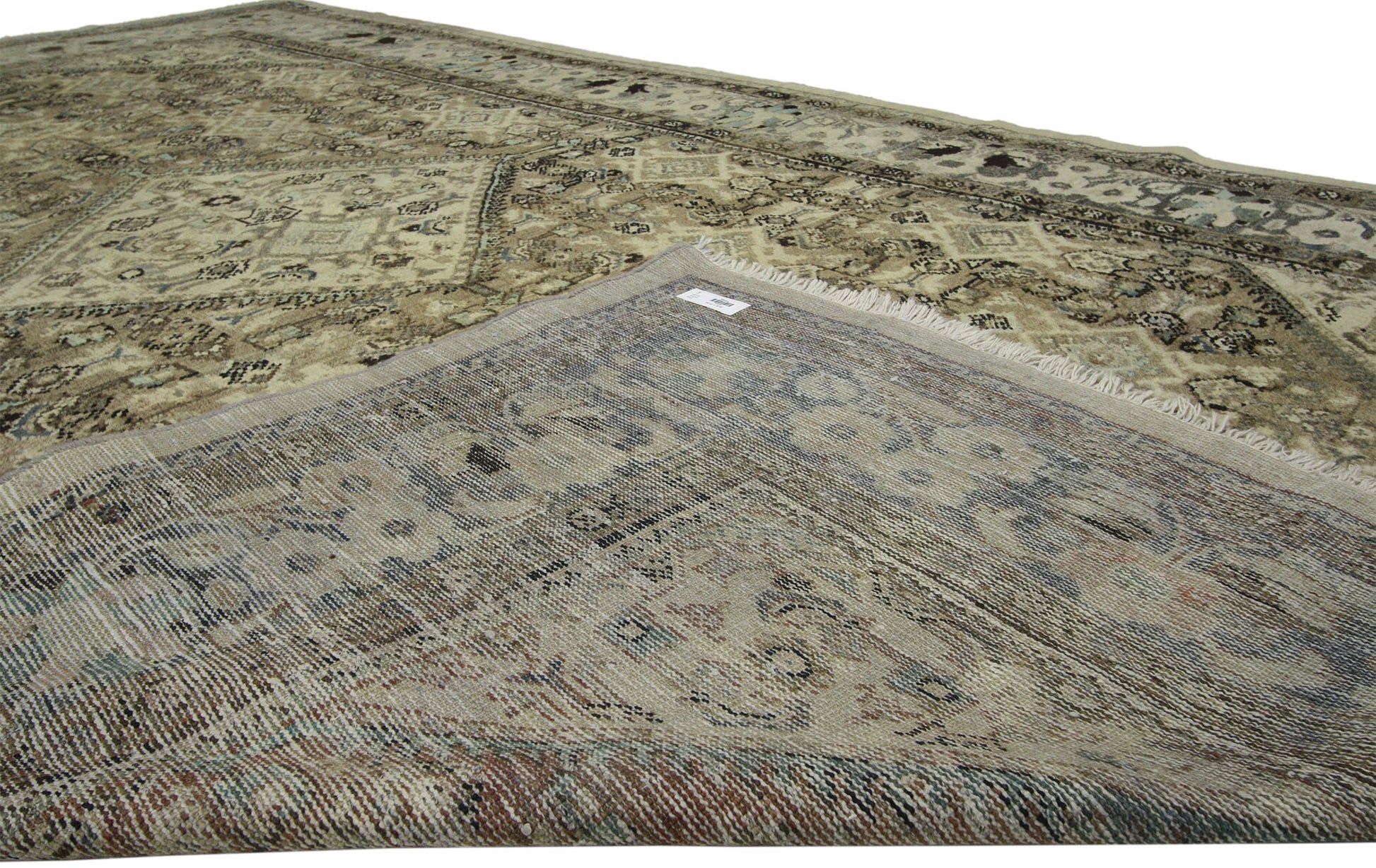 7 x 11 Vintage Persian Mahal Rug 76505
