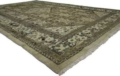 7 x 11 Vintage Persian Mahal Rug 76505