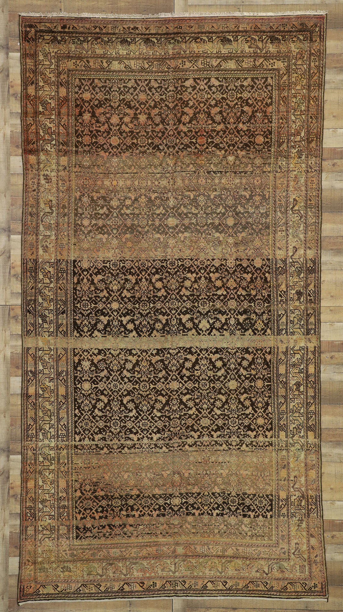 7 x 13 Antique Persian Malayer Rug 76510