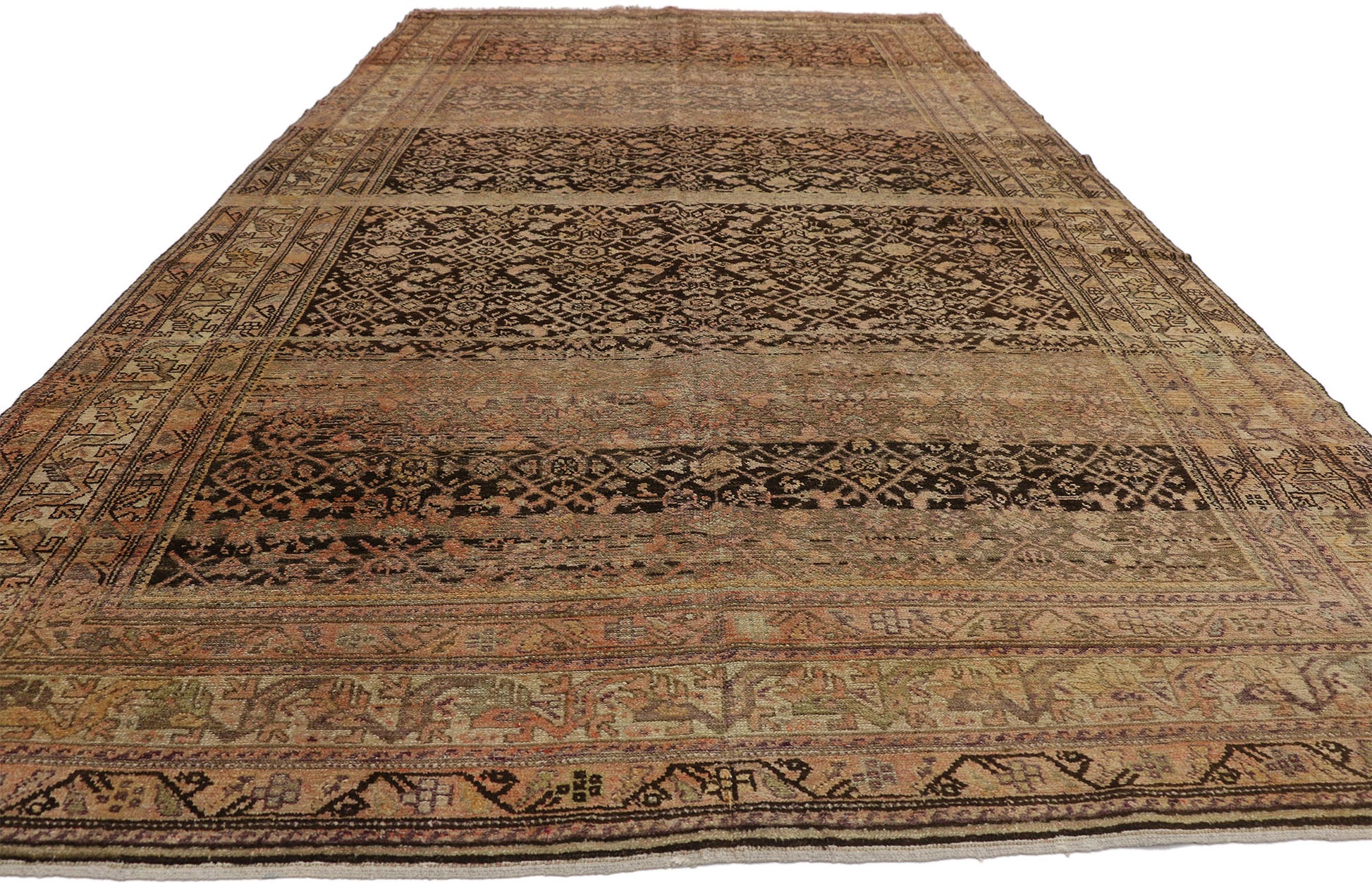 7 x 13 Antique Persian Malayer Rug 76510