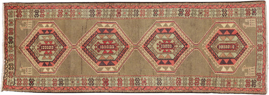 3 x 10 Vintage Persian Azerbaijan Rug 76513
