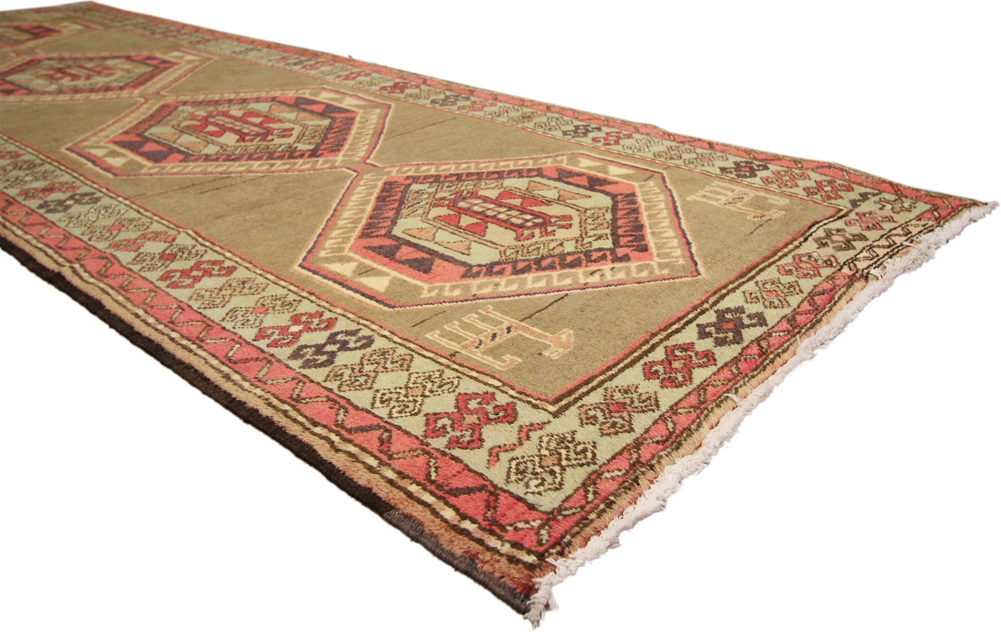 3 x 10 Vintage Persian Azerbaijan Rug 76513