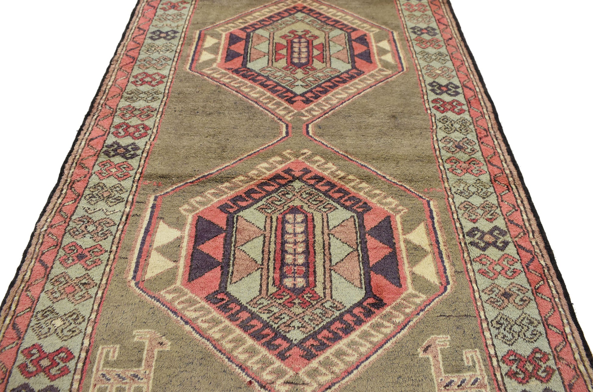 3 x 10 Vintage Persian Azerbaijan Rug 76513