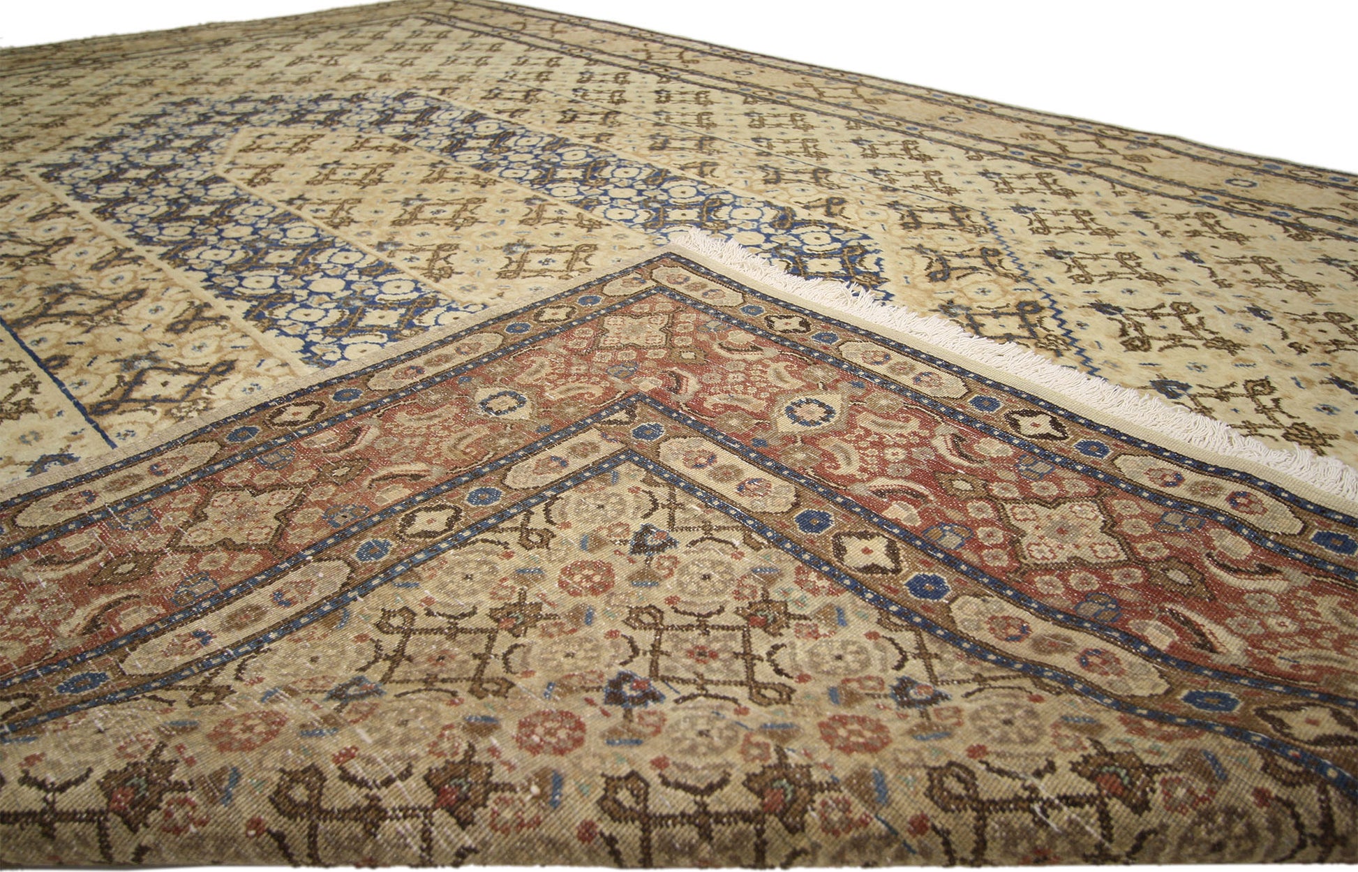 7 x 10 Vintage Persian Khorassan Rug 76520