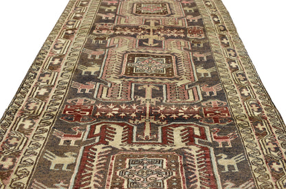 4 x 10 Vintage Persian Azerbaijan Rug 76524
