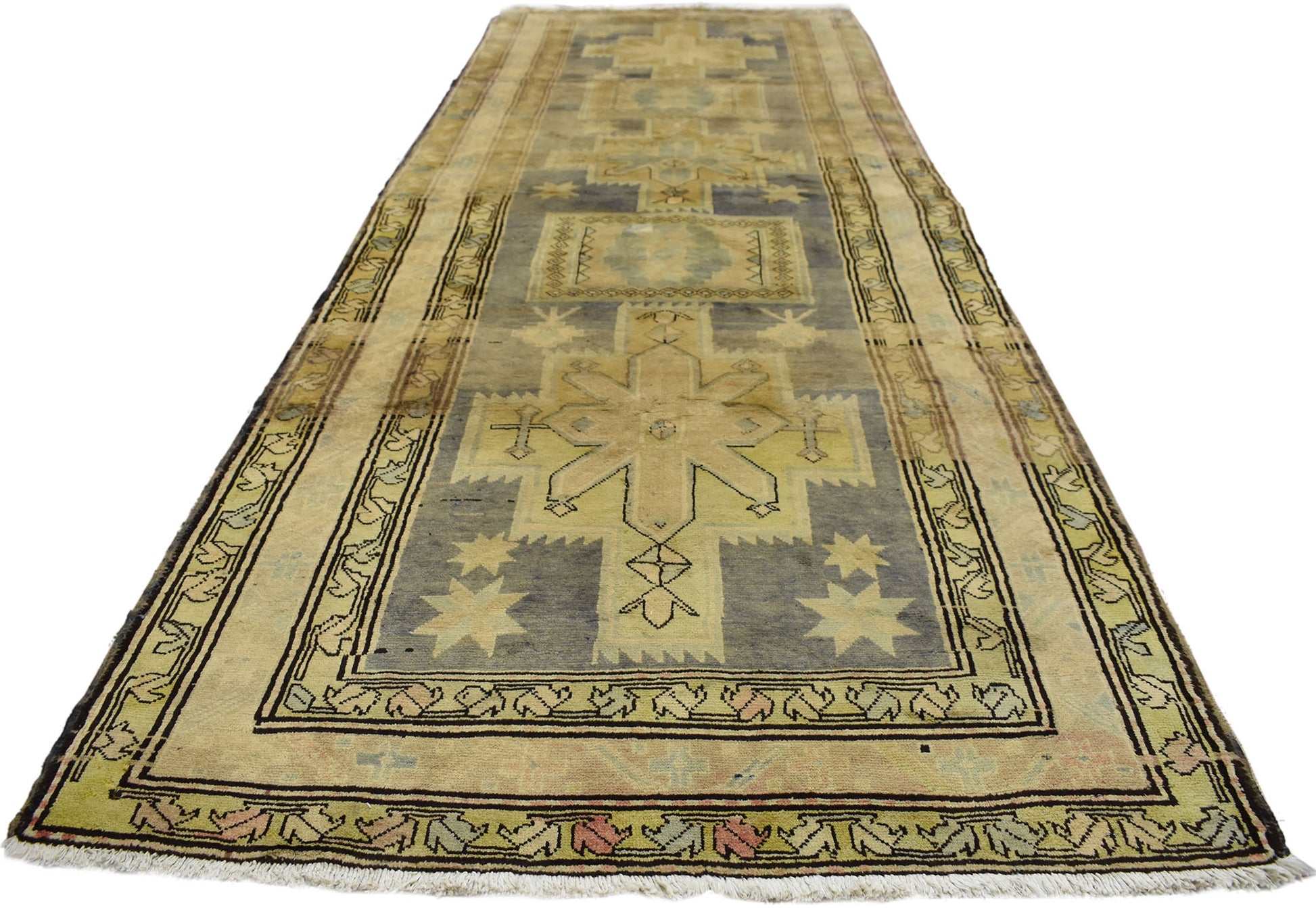 4 x 10 Vintage Persian Azerbaijan Rug 76528