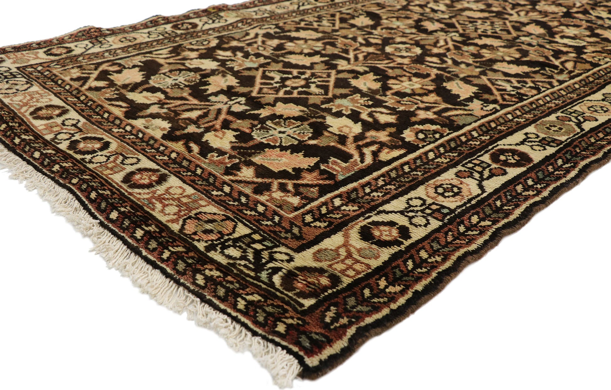 4 x 14 Antique Persian Malayer Rug 76557