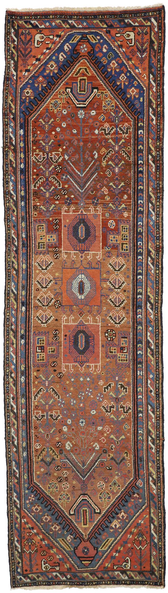 3 x 12 Antique Persian Malayer Rug 76559