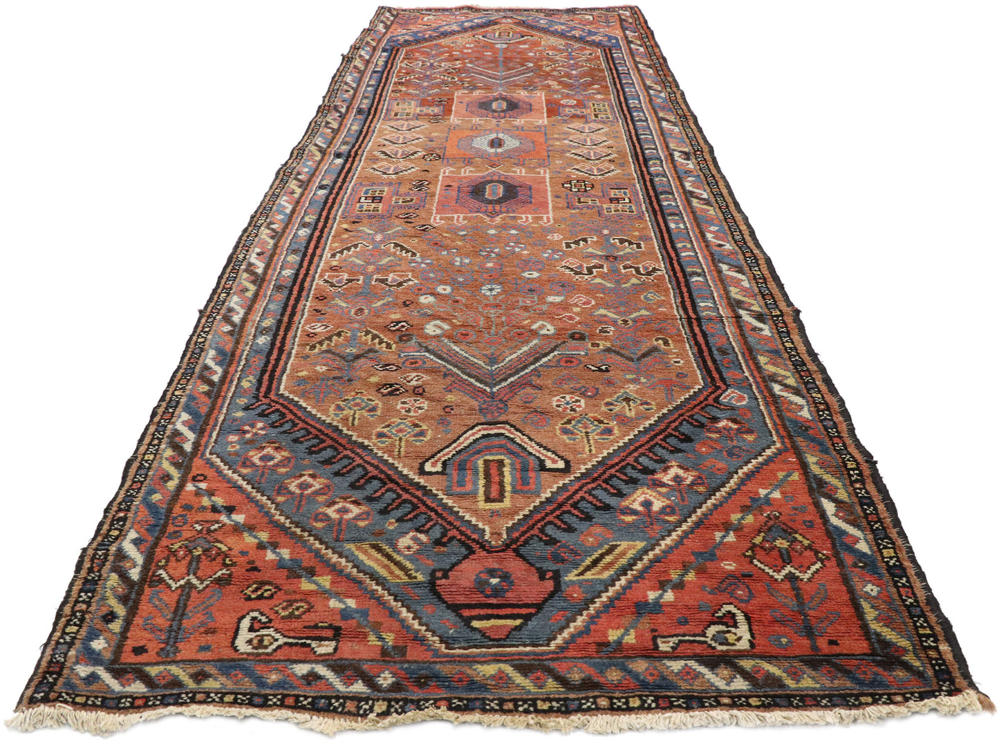 3 x 12 Antique Persian Malayer Rug 76559