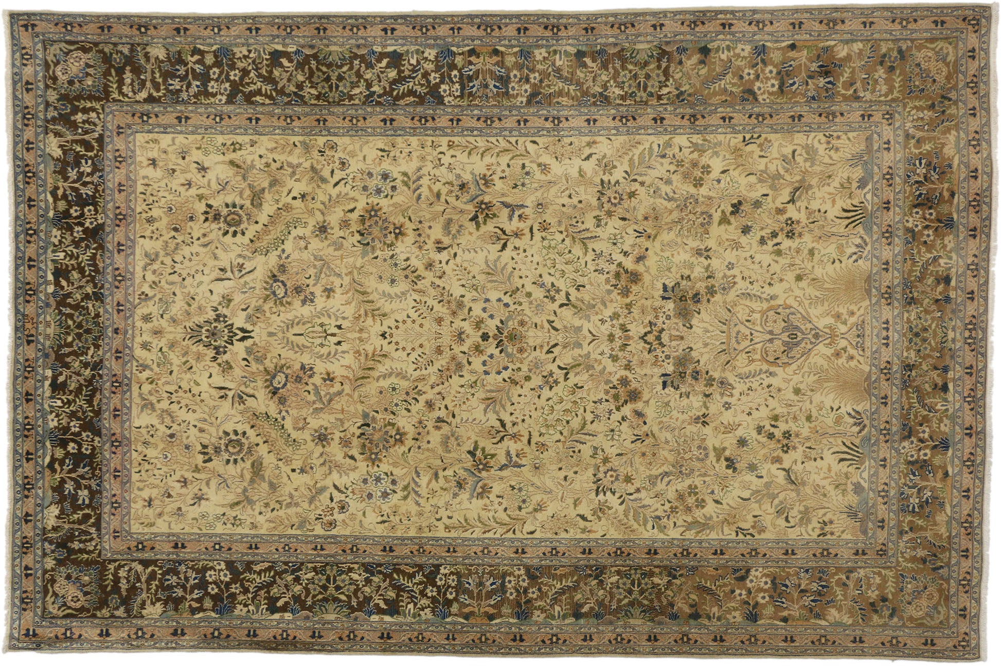 6 x 10 Vintage Khorassan Rug 76564