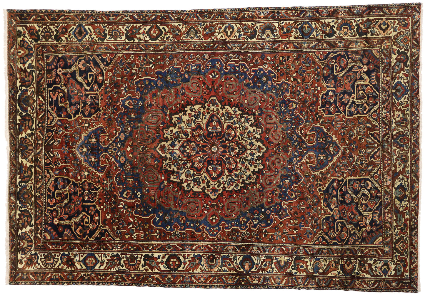 11 x 16 Antique Persian Bakhtiari Rug 76567