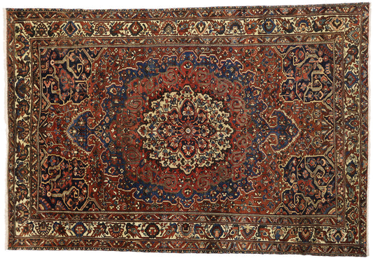 11 x 16 Antique Persian Bakhtiari Rug 76567