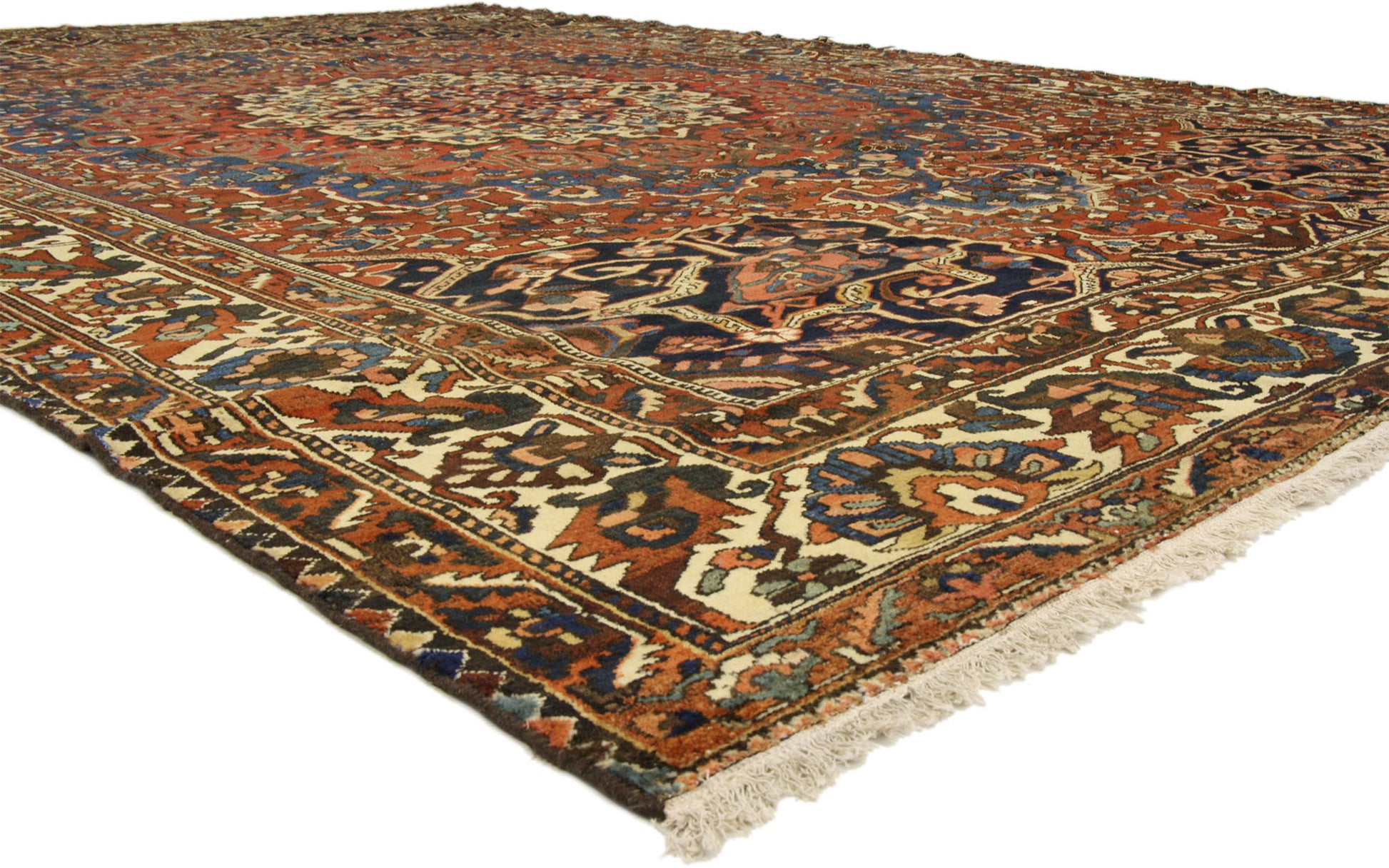 11 x 16 Antique Persian Bakhtiari Rug 76567