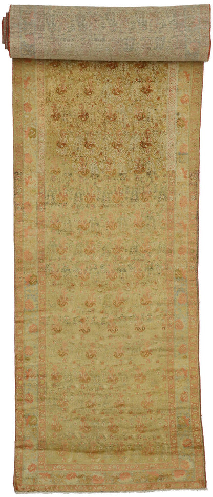 4 x 28 Antique Persian Mahal Runner 76571