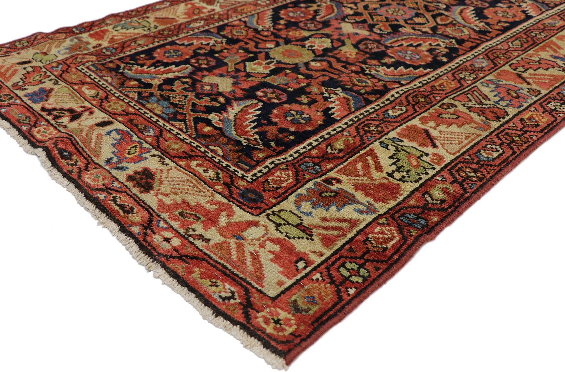 3 x 15 Antique Persian Malayer Runner 76580