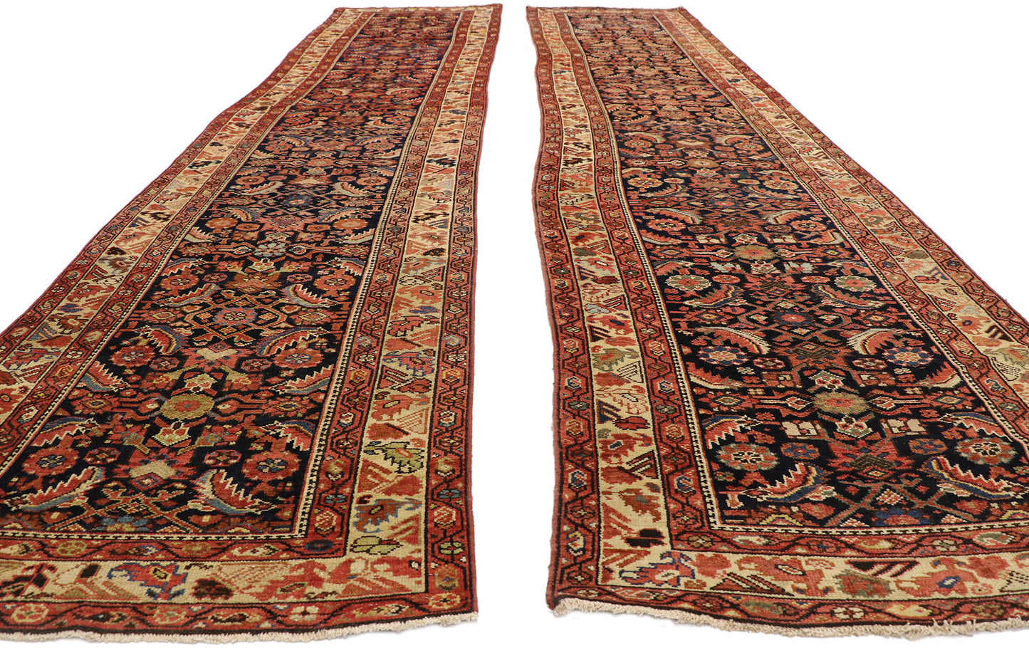 3 x 15 Antique Persian Malayer Runner 76580