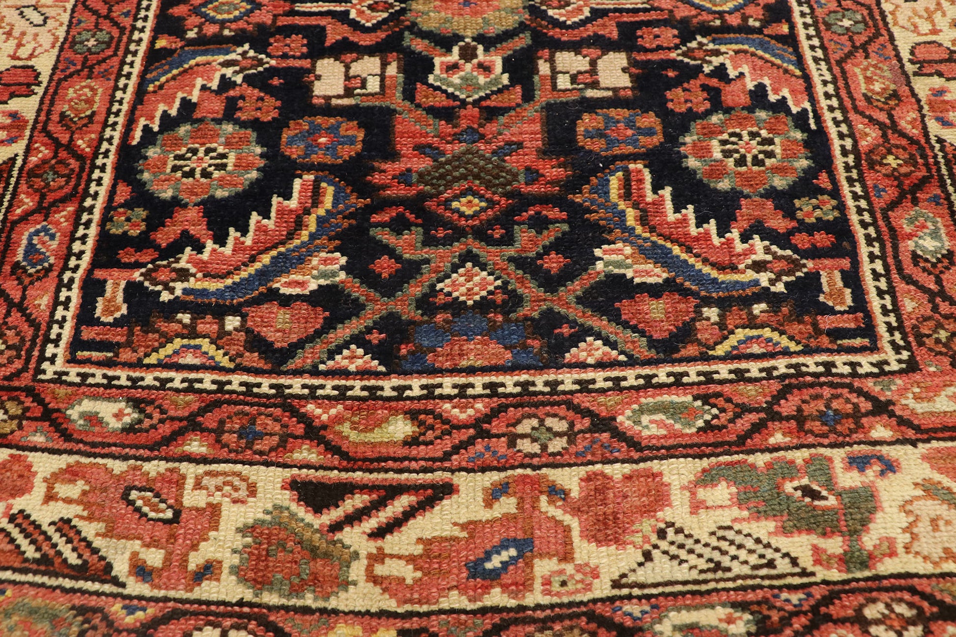 3 x 15 Antique Persian Malayer Runner 76581