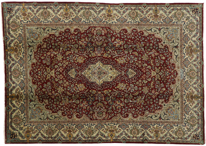 7 x 9 Vintage Persian Tabriz Rug 76583