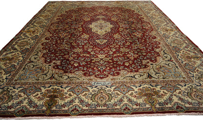 7 x 9 Vintage Persian Tabriz Rug 76583