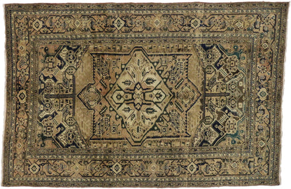 7 x 11 Vintage Persian Heriz Rug 76591