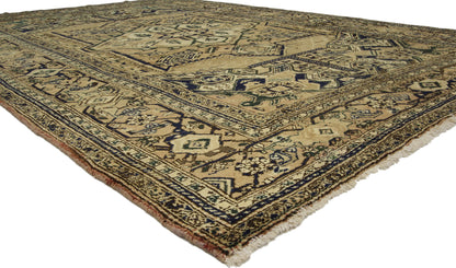 7 x 11 Vintage Persian Heriz Rug 76591