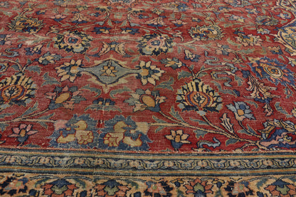 9 x 16 Antique Persian Mashad Rug 76594