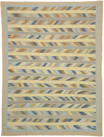 9 x 12 Vintage Dhurrie Rug 76596