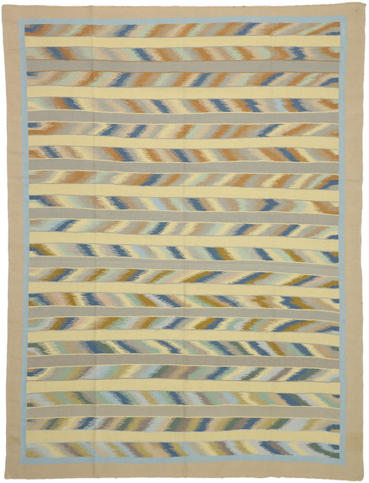 9 x 12 Vintage Dhurrie Rug 76596